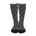 Ninja Shuriken Pattern Print Long Socks