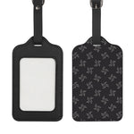Ninja Shuriken Pattern Print Luggage Tag