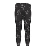 Ninja Shuriken Pattern Print Men's leggings