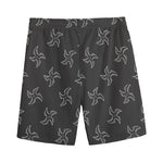 Ninja Shuriken Pattern Print Men's Sports Shorts