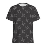 Ninja Shuriken Pattern Print Men's Sports T-Shirt