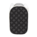 Ninja Shuriken Pattern Print Mesh Laundry Hamper