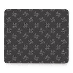 Ninja Shuriken Pattern Print Mouse Pad