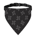 Ninja Shuriken Pattern Print Over The Collar Dog Bandana
