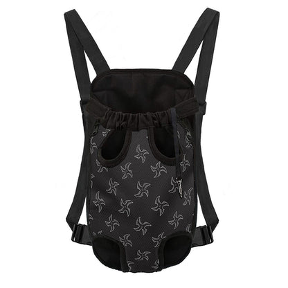 Ninja Shuriken Pattern Print Pet Carrier Backpack