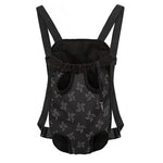 Ninja Shuriken Pattern Print Pet Carrier Backpack