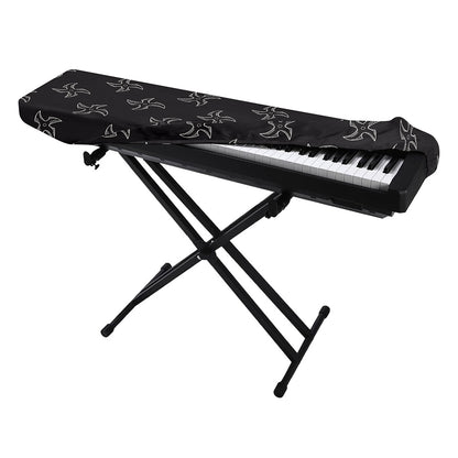 Ninja Shuriken Pattern Print Piano Keyboard Cover