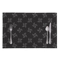 Ninja Shuriken Pattern Print Placemat