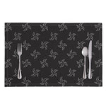 Ninja Shuriken Pattern Print Placemat