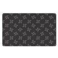 Ninja Shuriken Pattern Print Polyester Doormat