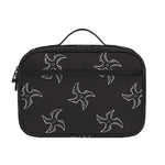 Ninja Shuriken Pattern Print Portable Lunch Bag