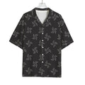 Ninja Shuriken Pattern Print Rayon Hawaiian Shirt