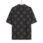 Ninja Shuriken Pattern Print Rayon Hawaiian Shirt