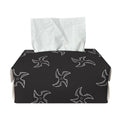Ninja Shuriken Pattern Print Rectangle Tissue Box Cover
