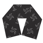 Ninja Shuriken Pattern Print Scarf