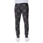 Ninja Shuriken Pattern Print Scuba Joggers