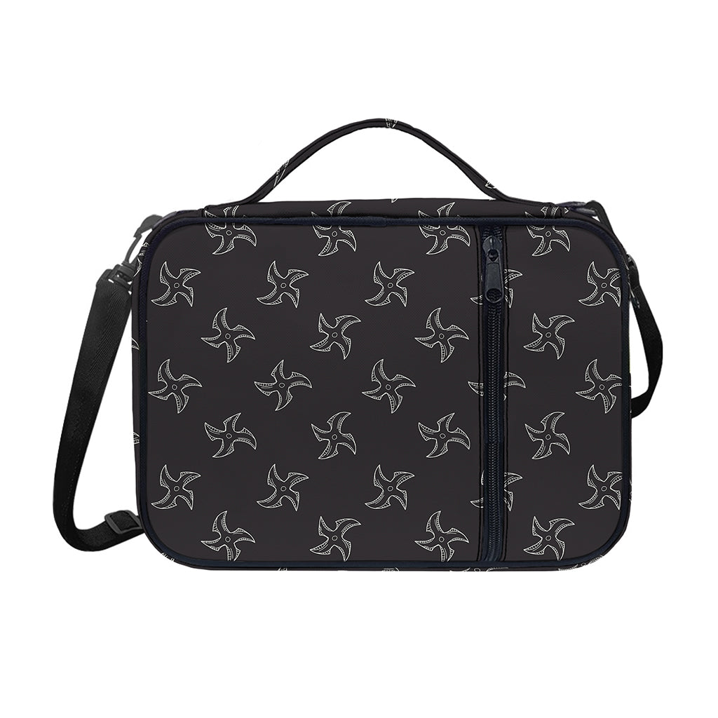 Ninja Shuriken Pattern Print Shoulder Strap Bible Bag
