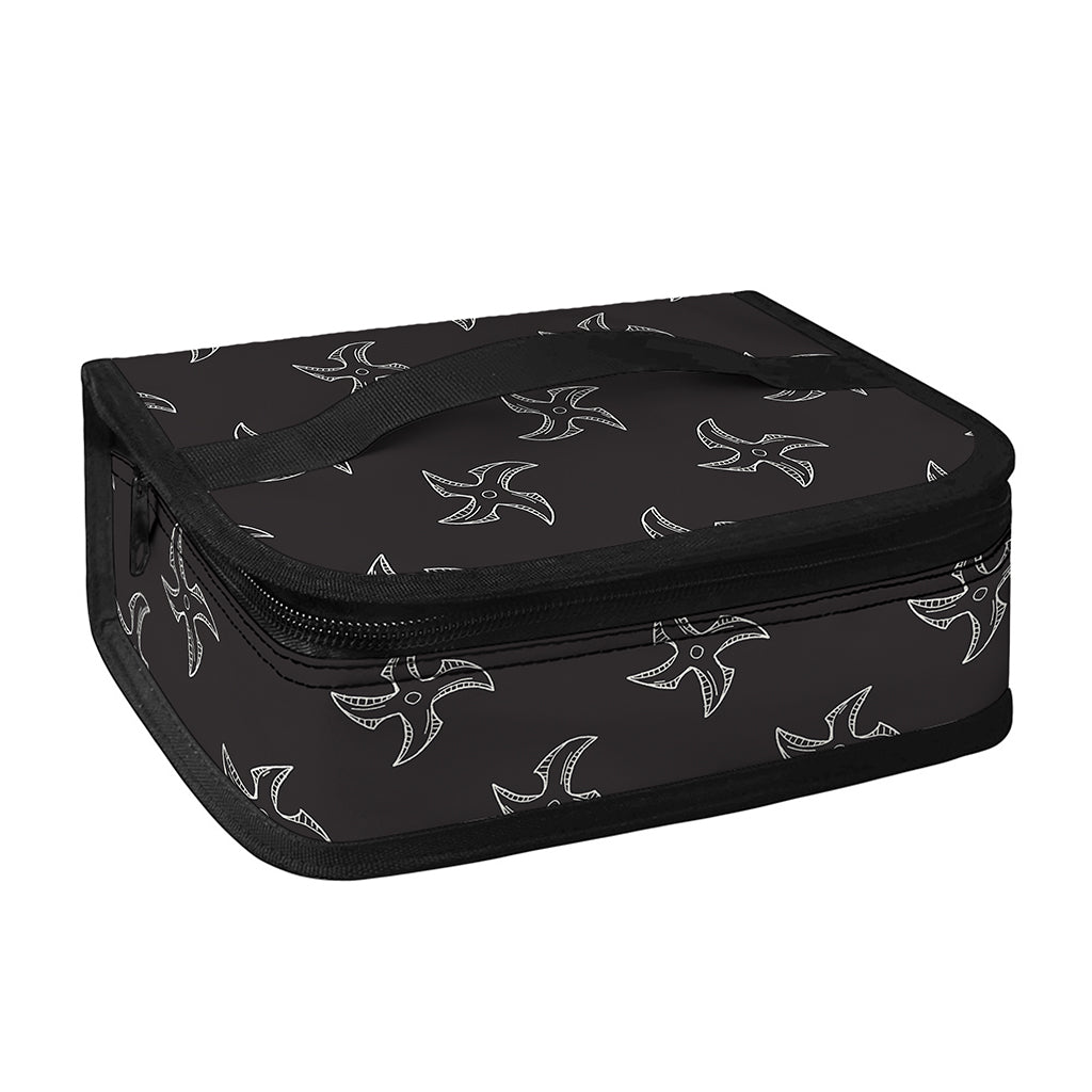 Ninja Shuriken Pattern Print Small Lunch Bag