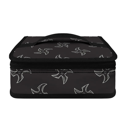 Ninja Shuriken Pattern Print Small Lunch Bag