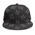 Ninja Shuriken Pattern Print Snapback Cap
