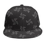 Ninja Shuriken Pattern Print Snapback Cap