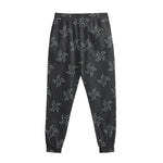 Ninja Shuriken Pattern Print Sweatpants
