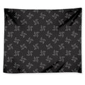 Ninja Shuriken Pattern Print Tapestry