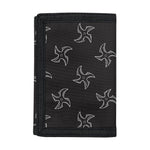 Ninja Shuriken Pattern Print Trifold Wallet