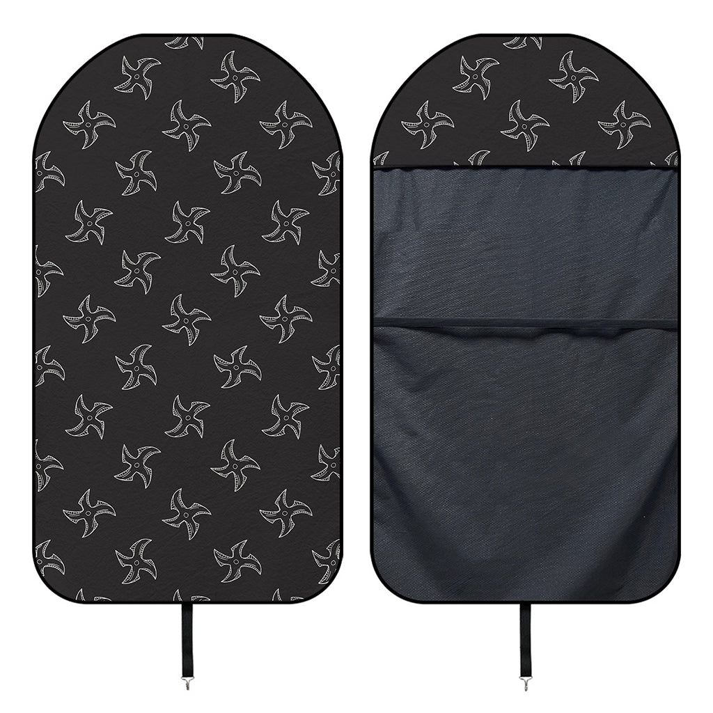 Ninja Shuriken Pattern Print Waterproof Car Seat Cover