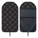 Ninja Shuriken Pattern Print Waterproof Car Seat Cover