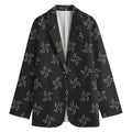 Ninja Shuriken Pattern Print Women's Blazer