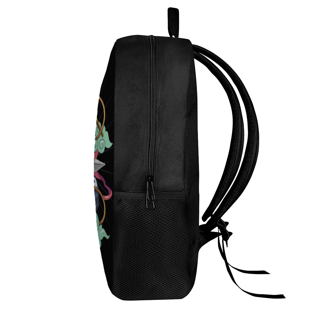 Ninja Warrior Print 17 Inch Backpack