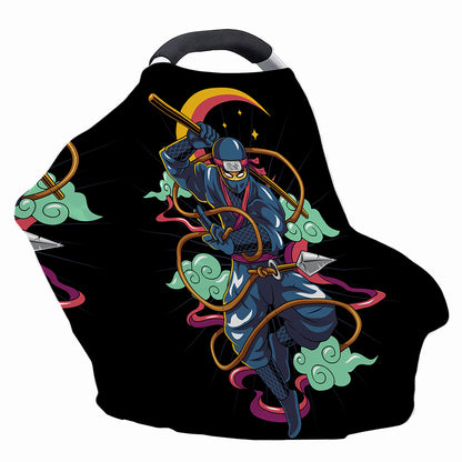Ninja Warrior Print Baby Seat Cover