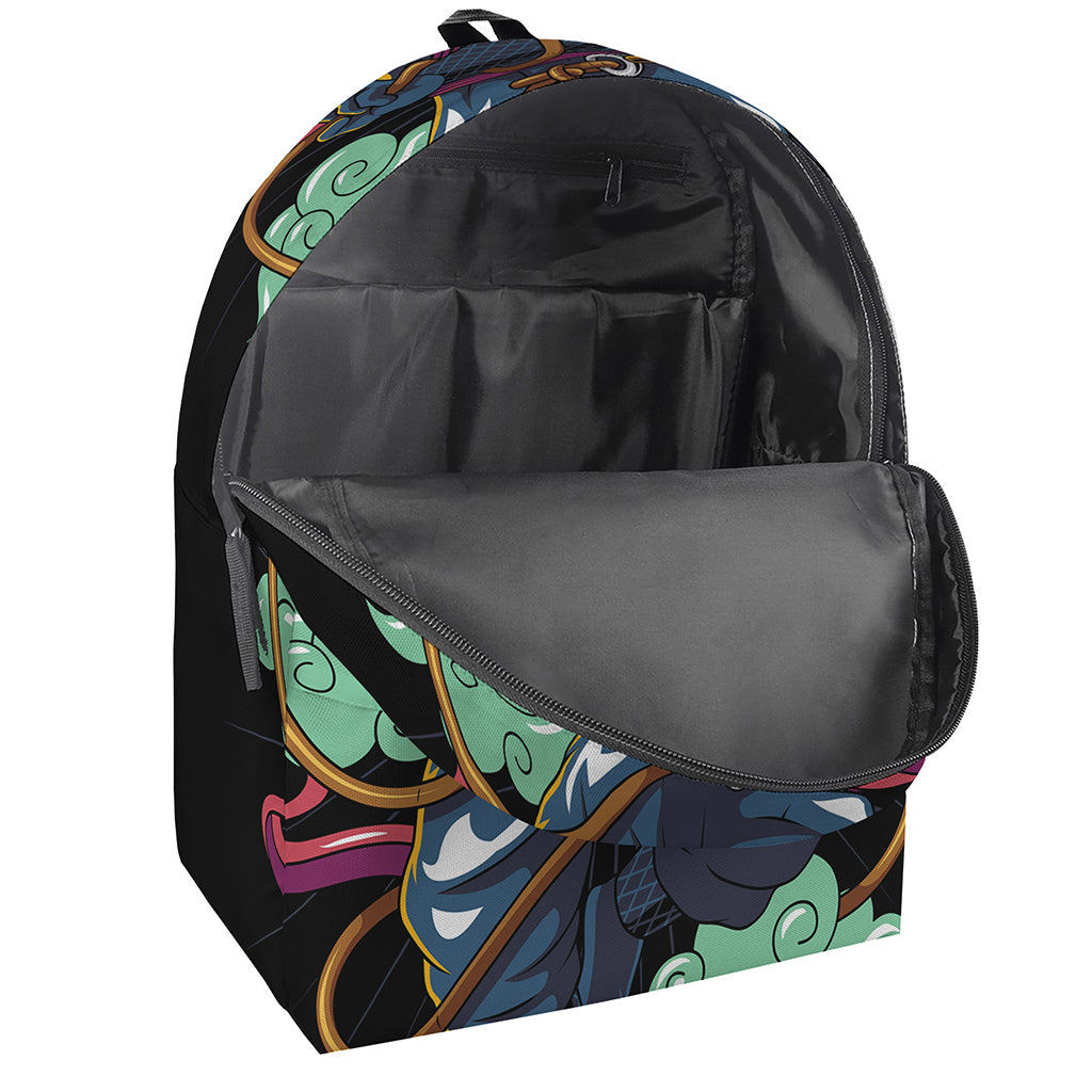 Ninja Warrior Print Backpack