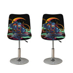 Ninja Warrior Print Bar Stool Covers
