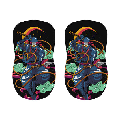 Ninja Warrior Print Bar Stool Covers