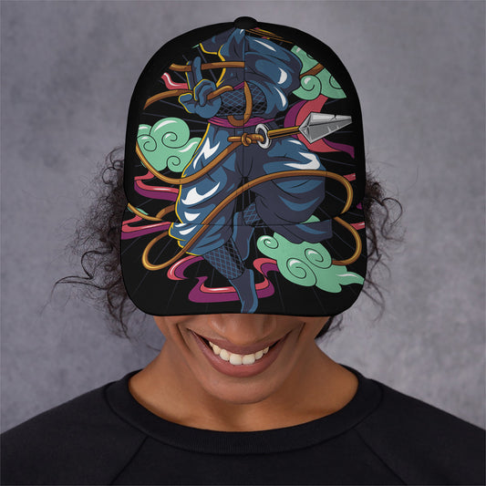 Ninja Warrior Print Baseball Cap