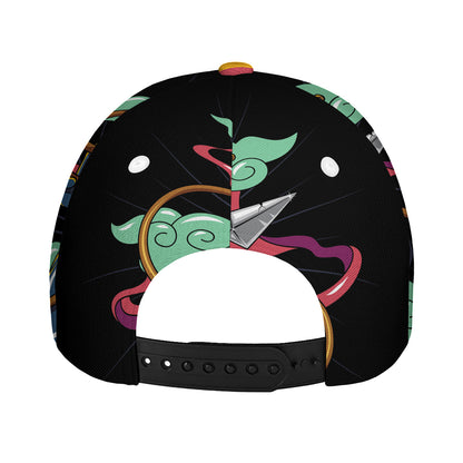 Ninja Warrior Print Baseball Cap