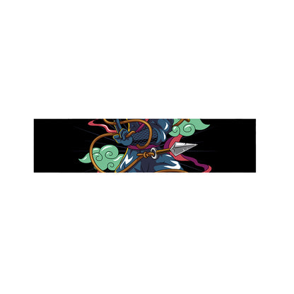 Ninja Warrior Print Bed Runner