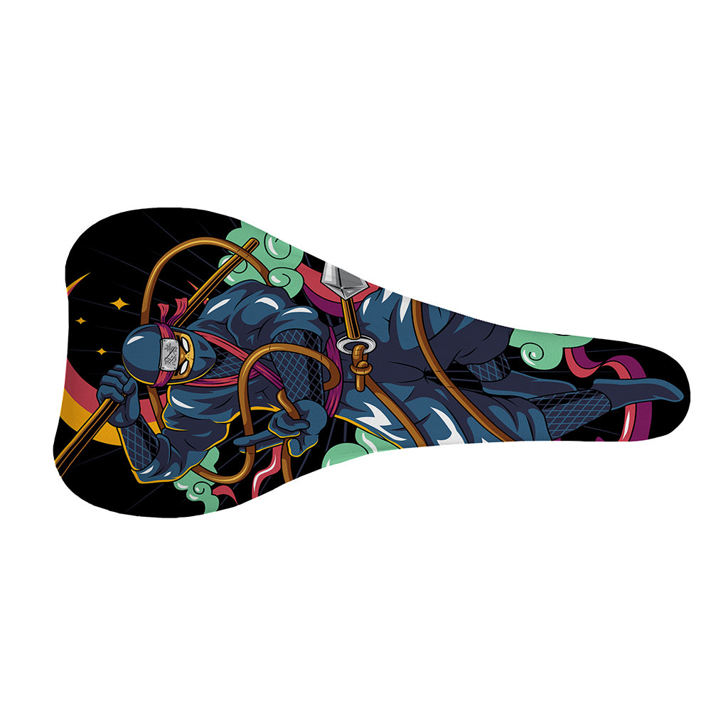 Ninja Warrior Print Bicycle Seat Cover