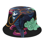 Ninja Warrior Print Bucket Hat