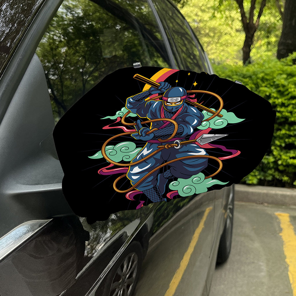 Ninja Warrior Print Car Side Mirror Covers