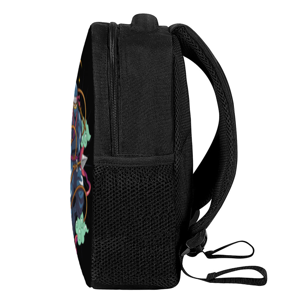 Ninja Warrior Print Casual Backpack
