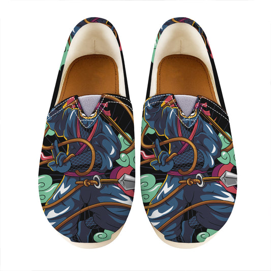 Ninja Warrior Print Casual Shoes