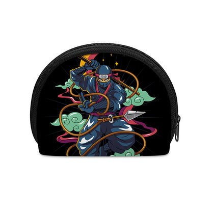 Ninja Warrior Print Coin Purse