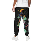 Ninja Warrior Print Cotton Pants