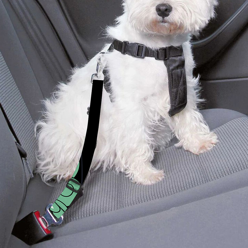 Ninja Warrior Print Dog Seat Belt
