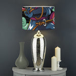 Ninja Warrior Print Drum Lamp Shade