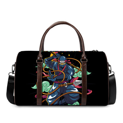 Ninja Warrior Print Duffle Bag