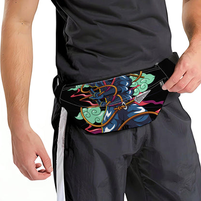 Ninja Warrior Print Fanny Pack